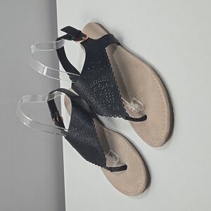 Lauren Conrad Black Sandals